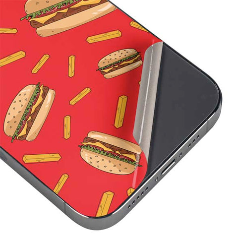 Burgers and Fries iPhone 16 Pro Skin